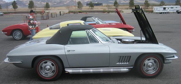 1967 Silver Convertible The 1967 Chevrolet Corvette Stingray was the last 