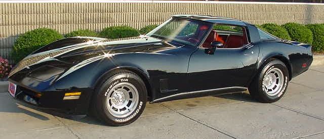 Chevrolet Corvette Black Nice view