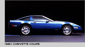 1984 Blue Corvette Coupe