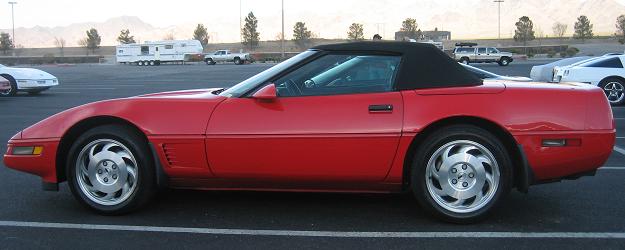 1994 Red Convertible Corvette