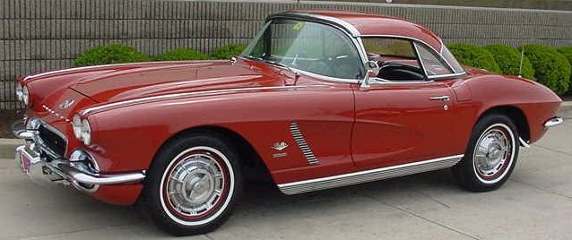1962 Red Convertible Corvette