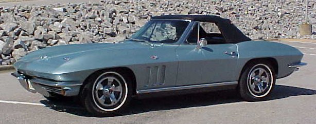 1966 Blue Corvette Convertible