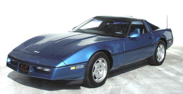 1988 Blue Corvette Coupe