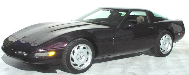 1992 Black Corvette Coupe