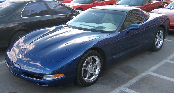 2001 Navy Blue Corvette